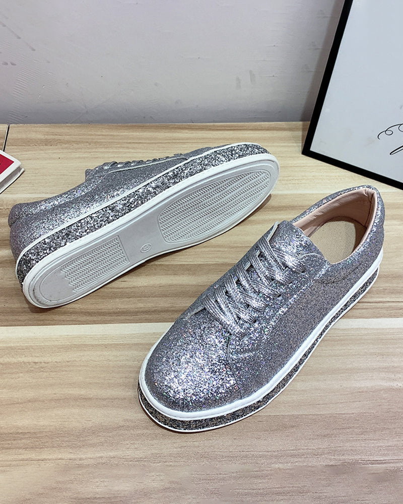 Women's Plus Size Platform Flat