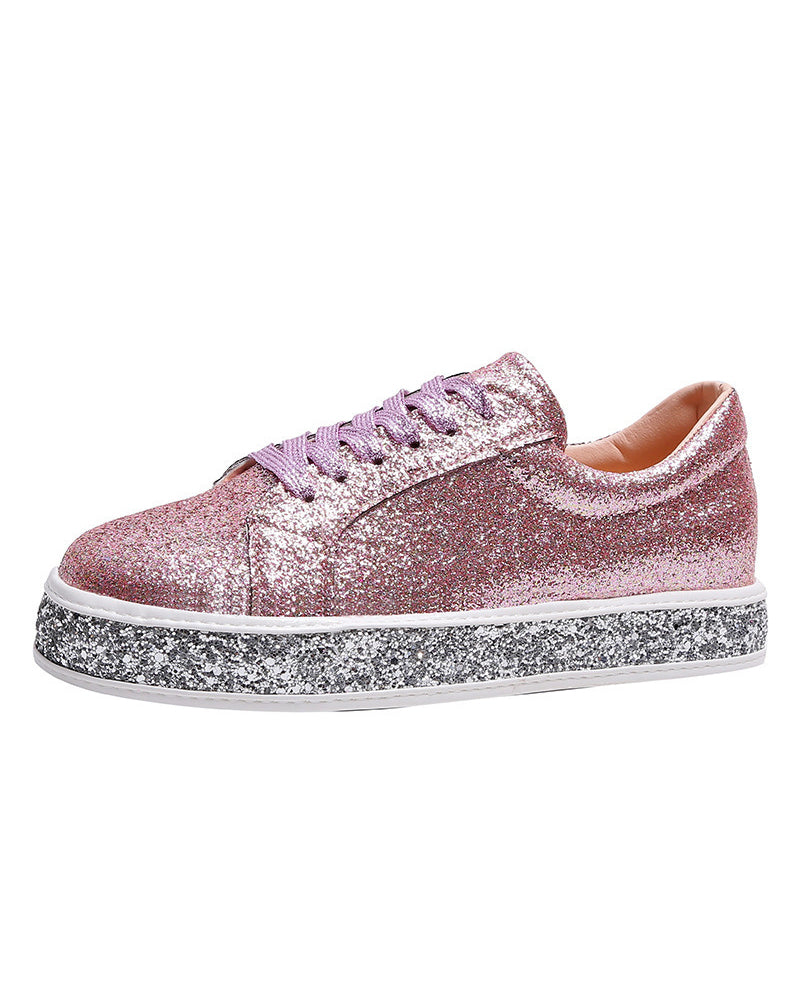 Women's Plus Size Platform Flat